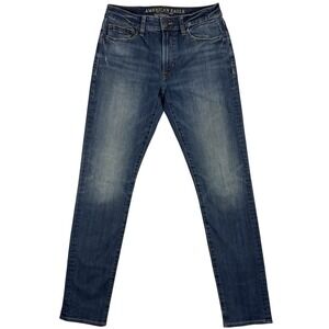 American Eagle Extreme Flex 4 Slim Jeans Mens 29 x 32 Blue Denim Stretch AEO